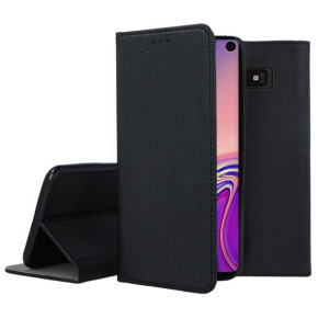 Кожен калъф тефтер и стойка Magnetic FLEXI Book Style за Samsung Galaxy S10 G973 черен